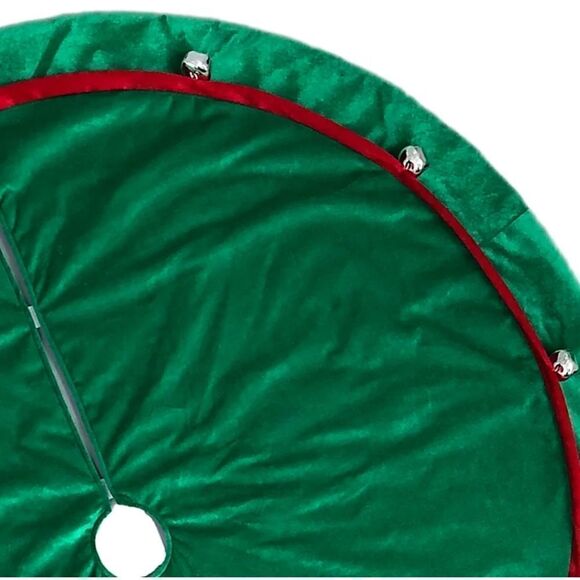 New The Elf on The Shelf Green Velour Christmas Tree Skirt, 48 in - Picture 7 of 8